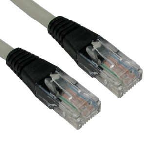 2m Cat5e Crossover Patch Cable - 24AWG