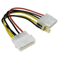 Molex Extension Cable with 3 Pin Fan Connector