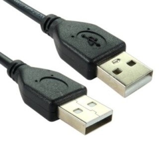0.5m USB 2.0 Type A (M) to Type A (M) Data Cable
