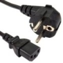 Euro Plug to C13 Mains Lead