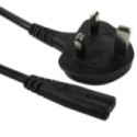 2m UK Plug to C7 Mains Lead