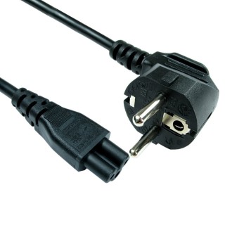 2m Euro Plug to C5 Mains Lead 2m Euro Plug to C5 Mains Lead