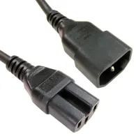 1m C14 to C15 Power Cable