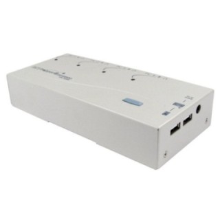 4 Port KVM Switch with Audio - SVGA & USB