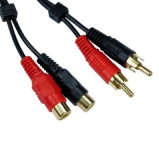 3m Two RCA Extension Cable