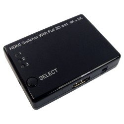 3 Port HDMI Switch with Remote