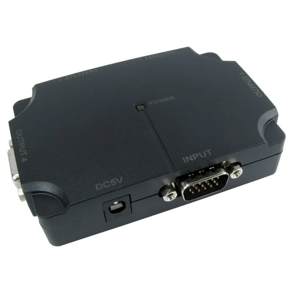 4 Port SVGA Splitter (350MHz)