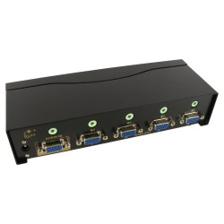 4 Port SVGA Splitter with Audio (450 MHz)