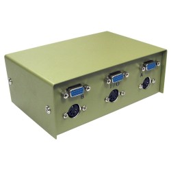 2 Port SVGA & 5 Pin DIN Switch Box