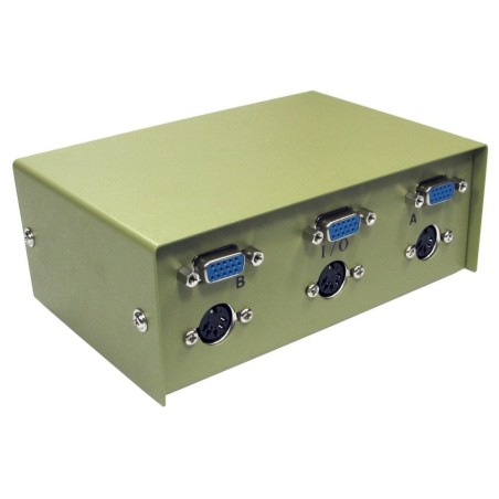 2 Port SVGA & 5 Pin DIN Switch Box