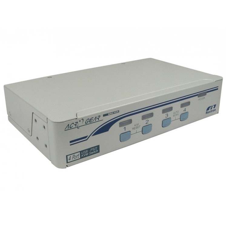 4 Port KVM Switch with OSD - SVGA & PS/2 or USB