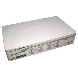 4 Port KVM Switch - DVI-D & PS/2