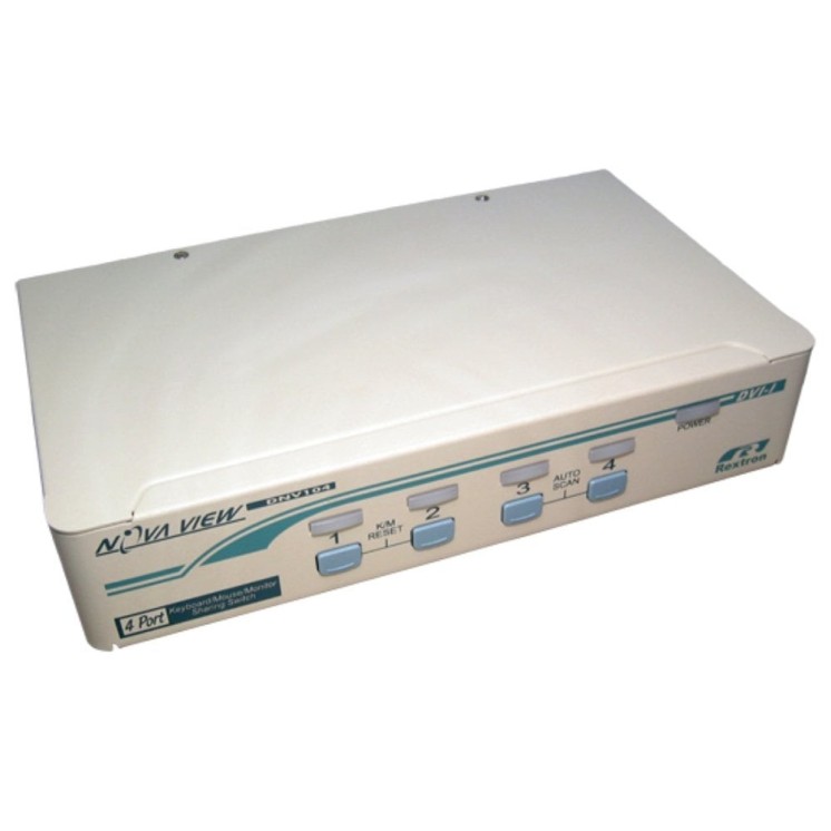 4 Port KVM Switch - DVI-D & PS/2