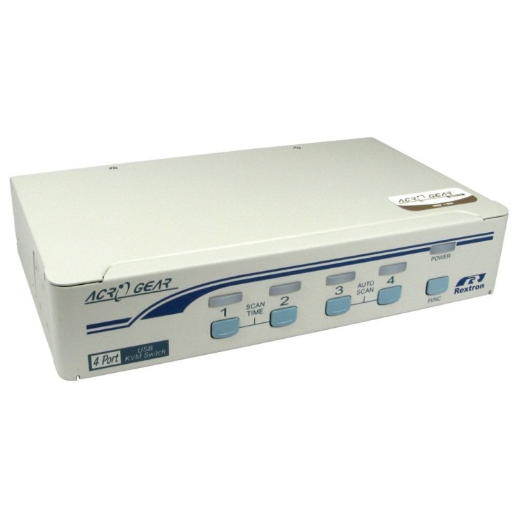 4 Port KVM Switch - DVI-D & USB