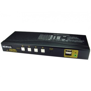 Four Port HDMI v2.0 & USB KVM Switch