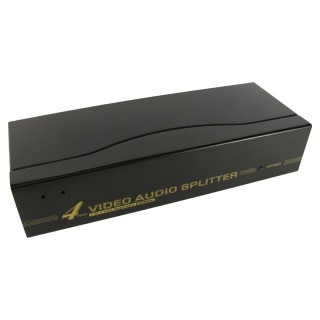 4 Port SVGA Splitter with Audio (450 MHz)