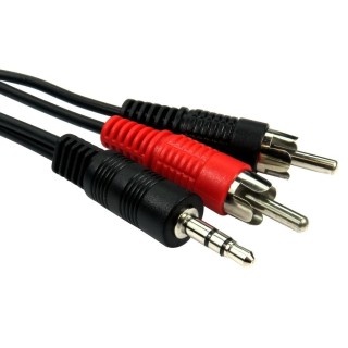 3m 3.5mm Stereo to Two RCA Cable 3m 3.5mm Stereo to Two RCA Cable