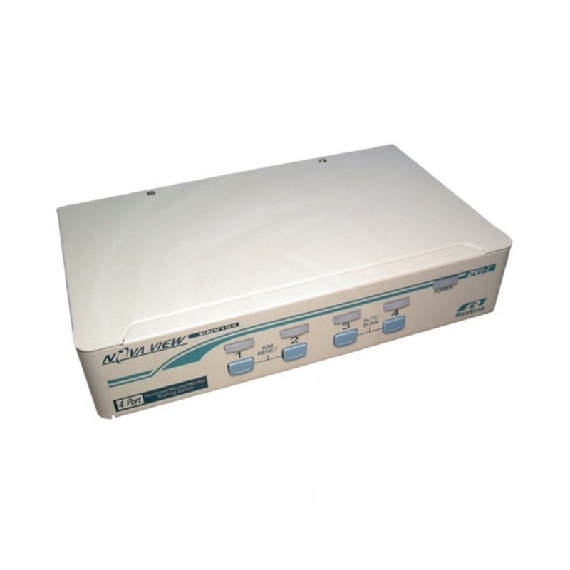 Rextron 4 Port KVM Switch - DVI-D & PS/2