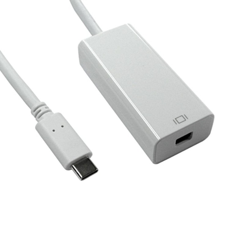 15cm Leaded USB Type C (M) to Mini DisplayPort (F) Adapter