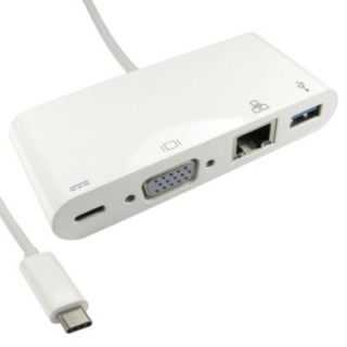 15cm Leaded USB Type C to VGA