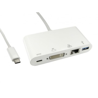 15cm Leaded USB Type-C to DVI