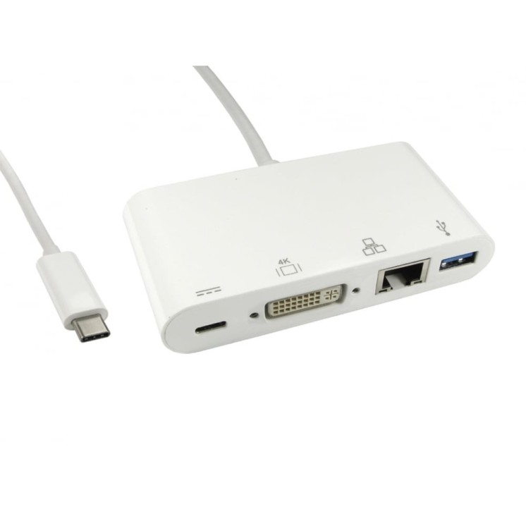 15cm Leaded USB Type-C to DVI