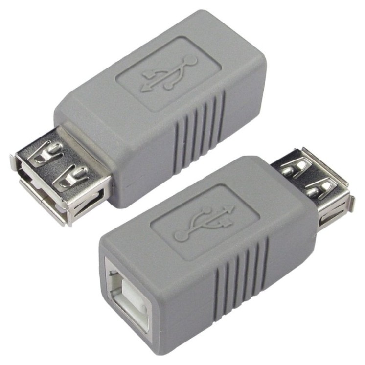 USB 2.0 Type A (F) to Type B (F) Adapter