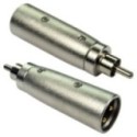 RCA (M) to XLR (M) Adapter