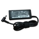 riginal HP 65W laptop power adapter with 19.5V 3.33A output and 4.5 x 3.0 mm blue‑tip connector. Reliable