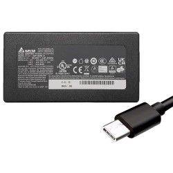 Original Delta 100W USB‑C Laptop Power Adapter – Multi‑Wattage Output (Includes Power Cable)