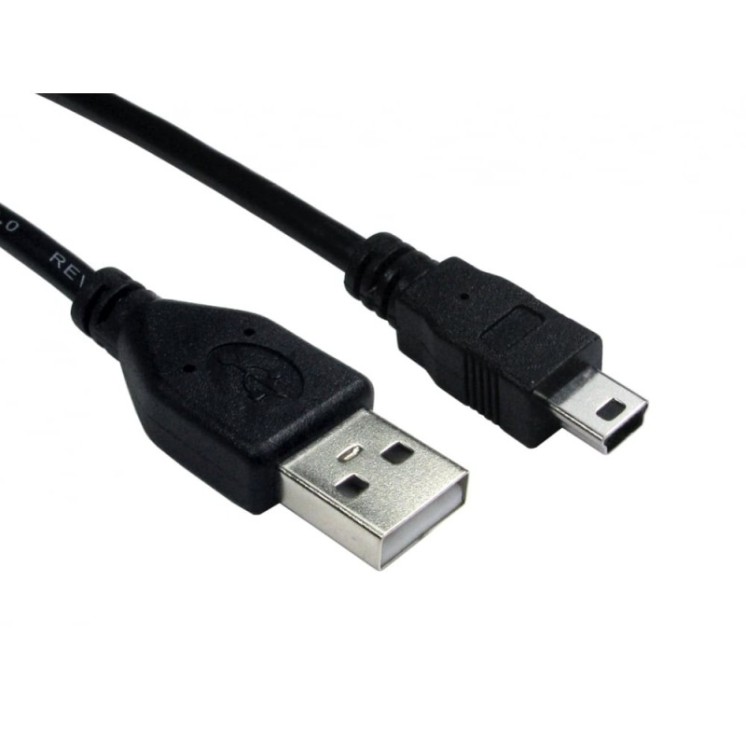 0.5m USB2.0 Type A (M) to Mini B (M) Cable
