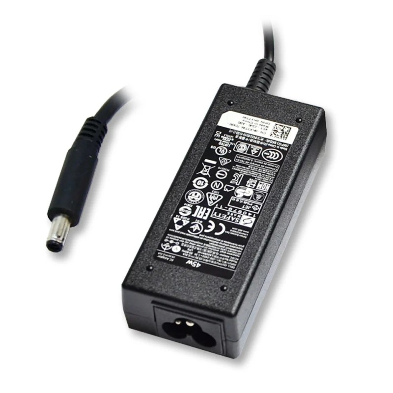 Original Dell 45W Laptop Power Adapter with 4.5 x 3.0 mm tip and power cable