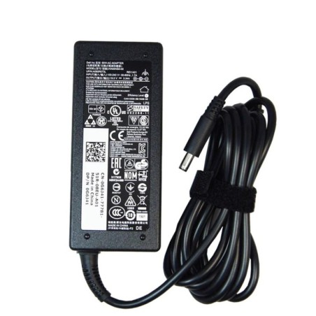 Original Dell 65W Laptop Power Adapter with 4.5 x 3.0 mm tip and power cable