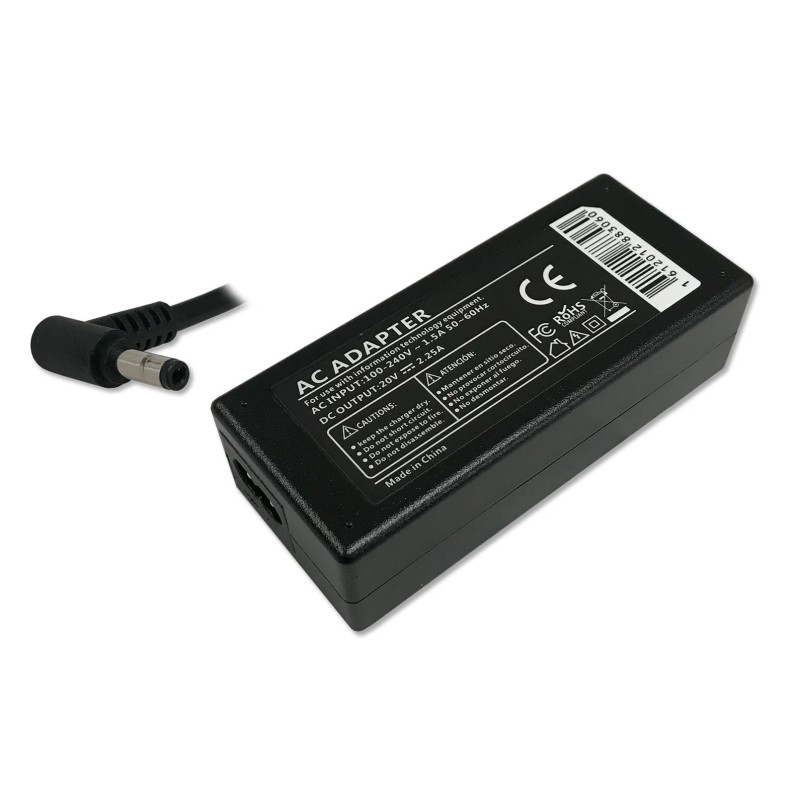 Compatible Lenovo 45W Laptop Power Adapter with 4.0 x 1.7 mm tip and power cable