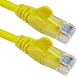 0.5m Economy Gigabit Networking Cable - Yellow