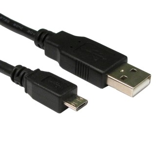 5m USB2.0 Type A (M) to Micro B (M) Cable - Black