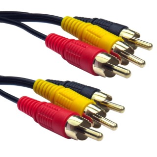 1.2Mtr Three RCA Cable