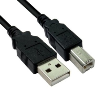 3m USB 2.0 Type A (M) to Type B (M) Data Cable - Black
