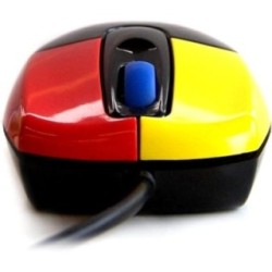 Junior USB Mini Antibacterial Children’s Mouse with Colour‑Coded Buttons – SEN Friendly
