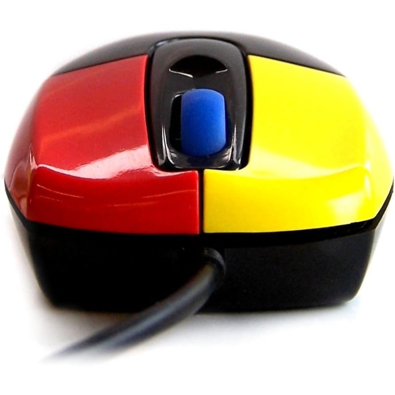 Wrekin AV Junior Mini USB Antibacterial Children’s Mouse with Colour‑Coded Buttons