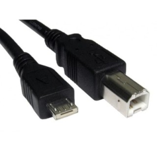 1.8m USB 2.0 Micro A (M) to Type B (M) Data Cable