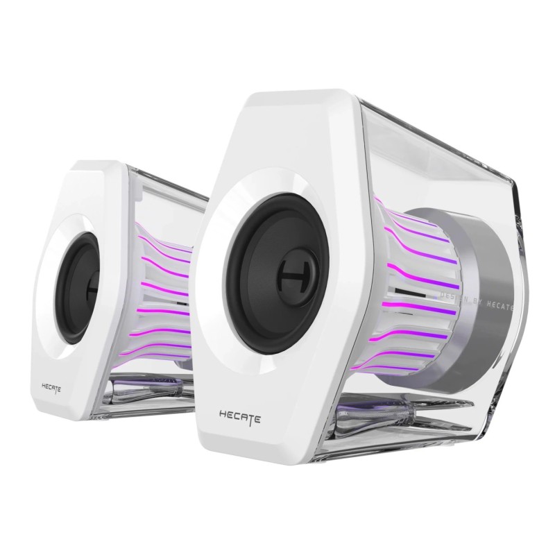 Edifier G2000 PRO white 2.0 RGB Bluetooth gaming speakers