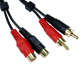 3m Two RCA Extension Cable