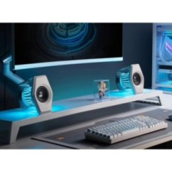 Edifier G2000 PRO white 2.0 RGB Bluetooth gaming speakers