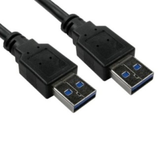 2m USB 5Gbps Type A (M) to Type A (M) Data Cable - Black