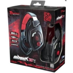 Thermaltake TT eSports SHOCK 3D 7.1 Gaming Headset Black and Red