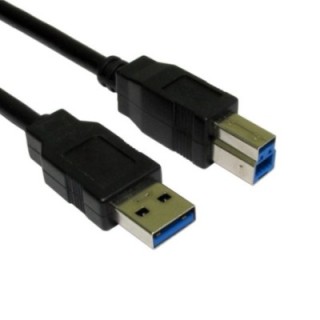 5m USB 5Gbps Type A (M) to Type B (M) Data Cable - Black