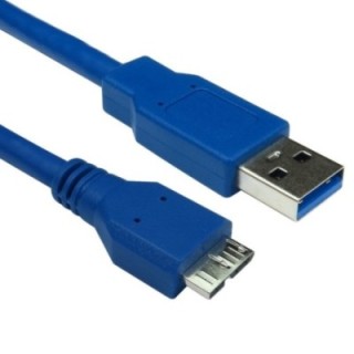 2m USB 5Gbps Type A (M) to Micro B (M) Data Cable - Blue