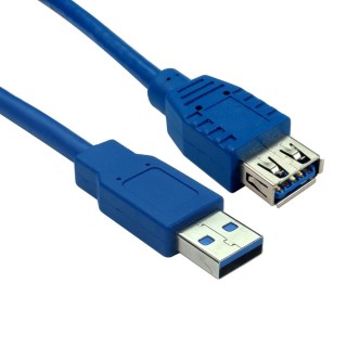 5m USB 5Gbps Type A (M) to Type A (F) Extension Cable - Blue