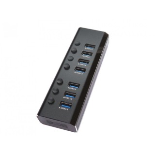 7 Port USB 3.0 Hub with Metal Shell